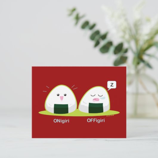 Carte Postale Nigiri (Debout devant)