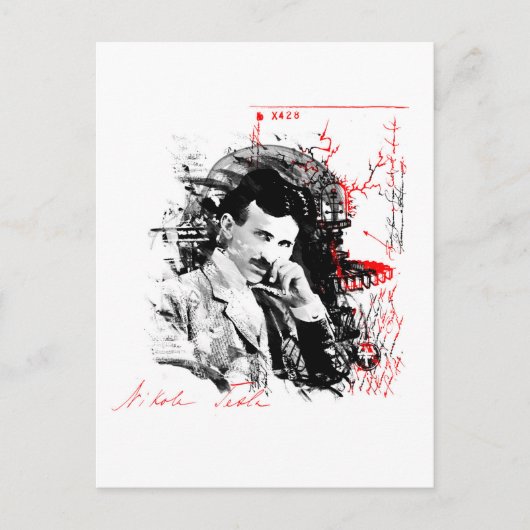 Carte Postale Nikola Tesla (Devant)