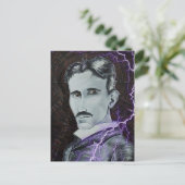 Carte Postale Nikola Tesla (Debout devant)