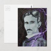 Carte Postale Nikola Tesla (Devant / Derrière)