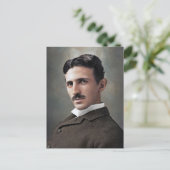 Carte Postale Nikola Tesla (Debout devant)
