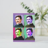 Carte Postale Nikola Tesla (Debout devant)