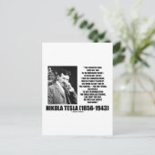Carte Postale Nikola Tesla (Debout devant)