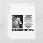 Carte Postale Nikola Tesla (Devant / Derrière)