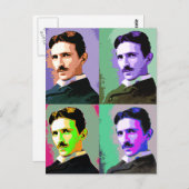 Carte Postale Nikola Tesla (Devant / Derrière)