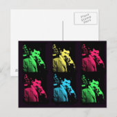 Carte Postale Nikola Tesla Collage (Devant / Derrière)