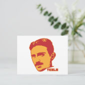 Carte postale Nikola Tesla Portrait (Debout devant)