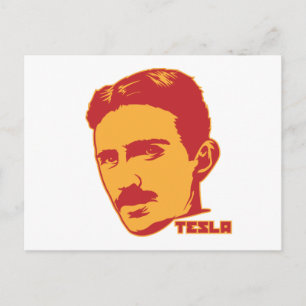 Carte postale Nikola Tesla Portrait