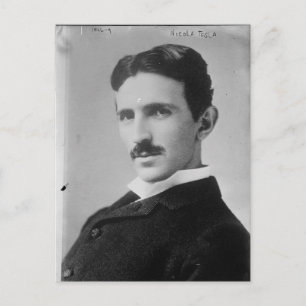 Carte Postale Nikola Tesla Portrait