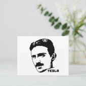 Carte postale Nikola Tesla Portrait (Debout devant)