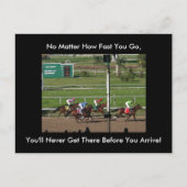 Carte Postale N'importe comment rapide vous allez, vous n'y (Devant)