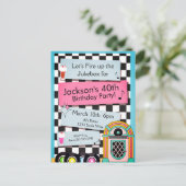 Carte Postale N'importe quel âge, Diner des années 1950 Invitati (Debout devant)