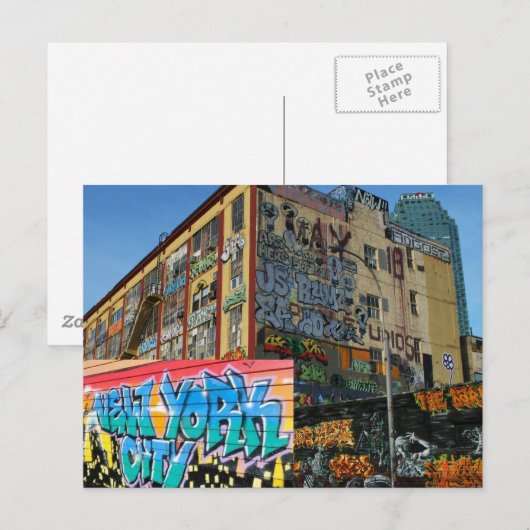 Carte Postale n'importe quel graffiti (Devant / Derrière)