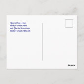 Carte Postale N'Importe Quelle Entreprise, Design Triangle, Info (Dos)