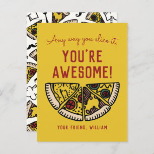 Carte Postale N'Importe Quelle Façon Vous Le Trancher Pizza Cart