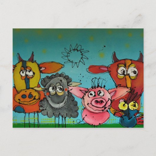 Carte Postale n'importe qui pietje vu ? (Devant)