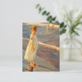 Carte Postale Niña par Joacquin Sorolla (Debout devant)