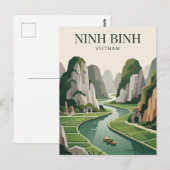 Carte Postale Ninh Binh Vietnam (Devant / Derrière)