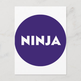 Carte Postale Ninja