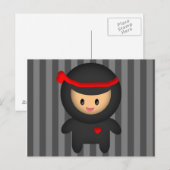 Carte Postale Ninja (Devant / Derrière)