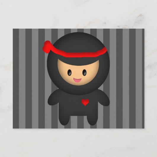 Carte Postale Ninja (Devant)