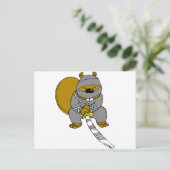 Carte Postale Ninja Beaver (Debout devant)