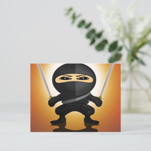 Carte Postale Ninja Boy (Debout devant)