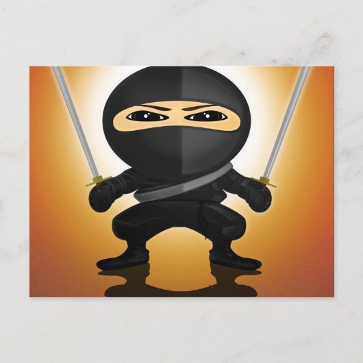 Carte Postale Ninja Boy (Devant)