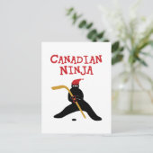 Carte Postale Ninja canadien (Debout devant)