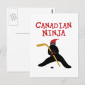 Carte Postale Ninja canadien (Devant / Derrière)