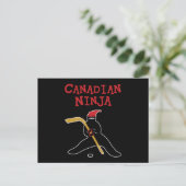 Carte Postale Ninja canadien (Debout devant)