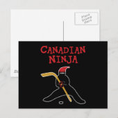 Carte Postale Ninja canadien (Devant / Derrière)