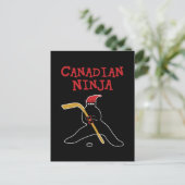 Carte Postale Ninja canadien (Debout devant)