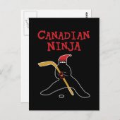 Carte Postale Ninja canadien (Devant / Derrière)