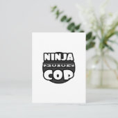 Carte Postale Ninja Cop (Debout devant)
