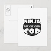 Carte Postale Ninja Cop (Devant / Derrière)