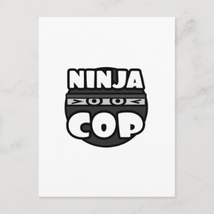 Carte Postale Ninja Cop