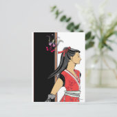 CARTE POSTALE NINJA GIRL (Debout devant)