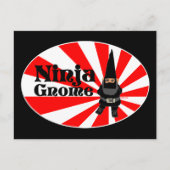 Carte Postale Ninja Gnome (Devant)