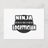 Carte Postale Ninja Logistician (Devant)