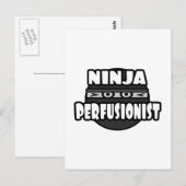 Carte Postale Ninja perfusionist (Devant / Derrière)