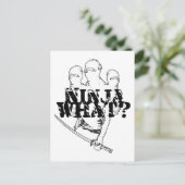 CARTE POSTALE NINJA QUOI ? (Debout devant)