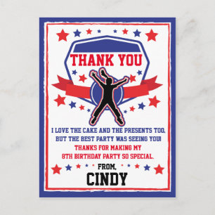 Carte Postale Ninja Warrior Girls Merci