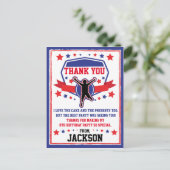 Carte Postale Ninja Warrior Merci (Debout devant)