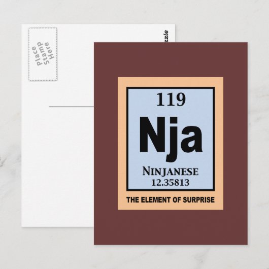 Carte Postale Ninjanese (Devant / Derrière)