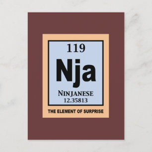 Carte Postale Ninjanese