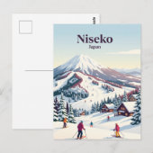 Carte Postale Niseko Japon (Devant / Derrière)
