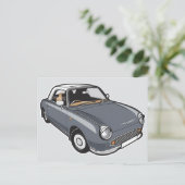 Carte Postale Nissan Figaro Lapiz Grey (Debout devant)