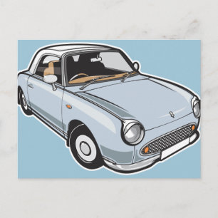 Carte Postale Nissan Figaro Pale Aqua