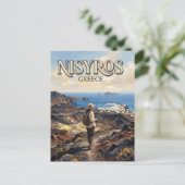 Carte Postale Nisyros Grèce (Debout devant)